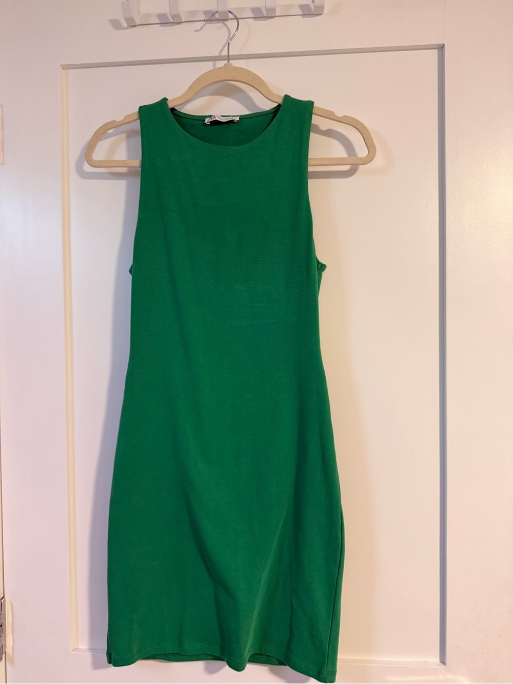 Zara Emerald Green Sleeveless Mini Dress